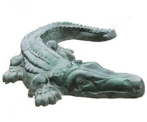 Бетонная скульптура Крокодила